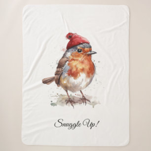 Gezellige Robin Winter Cottage Retreat Sherpa Deken