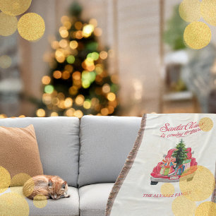 Gezellige rode Santa Claus Truck Deken