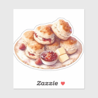 Gezellige Scones & Jam Sticker Afternoon Tea Esthe
