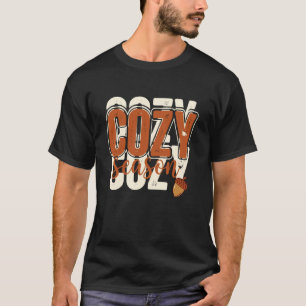 Gezellige Seizoen Herfst Eikel Oogst Pompoen Desi T-shirt