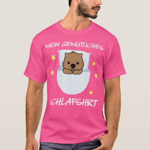 Gezellige slaap Australië Wombat T-shirt