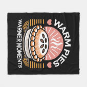 Gezellige taart illustratie: warme taarten warmere fleece deken (Voorkant (Horizontaal))