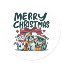 Gezellige Trio Critters Kerstmis Cheer & Gifts