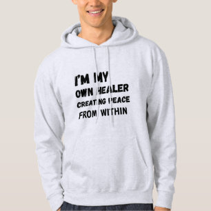 Gezellige unisex hoodie met positieve bevestiging