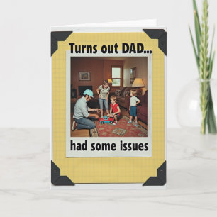 Gezellige Vaderdag Familiekaart Kaart