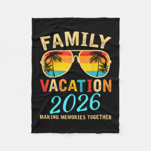 Gezellige vakantie 2026 Strand bij elkaar passende Fleece Deken