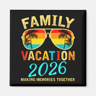Gezellige vakantie 2026 Strand bij elkaar passende Magneet