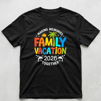 Gezellige vakantie 2026 Strand Matching Familie Zo T-shirt