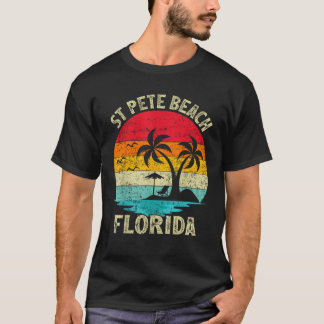 Gezellige vakantie vintage retro Florida St Pete B T-shirt