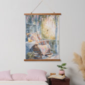 Gezellige veranda met quilt en limonade charme hangend wandkleed (Slaapkamer)