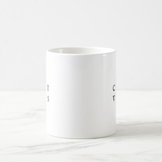 Gezellige Vibes Herfst Mok Modern Minimal Coffee C (Center)