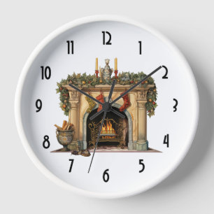 Gezellige Victoriaans open haard kerst