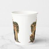 Gezellige Victoriaans open haard kerst Papieren Bekers (Rechts)