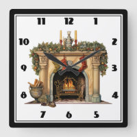 Gezellige Victoriaans open haard kerst