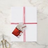 Gezellige warme cacao cadeau label cadeaulabel (Met Touw)