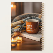 Gezellige warme kaars verlicht avond planner (Achterkant)