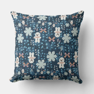 Gezellige Whimsical Kerst Kussenhoes Kussen