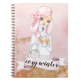 gezellige winter blogger meisje planner notitieboe notitieboek