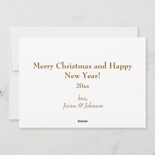 Gezellige Winter Cabin & Snowman | Waterverf kerst Feestdagenkaart (Achterkant)