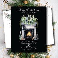 Gezellige Winter open haard verplaatsen