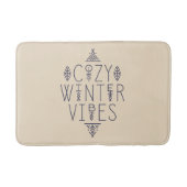 Gezellige Winter Vibes Design Badmat (Voorkant)