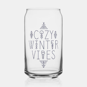 Gezellige Winter Vibes Design Blikvorm Glas