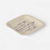 Gezellige Winter Vibes Design Papieren Bordje (Gebogen)