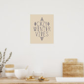 Gezellige Winter Vibes Design Poster (Keuken)
