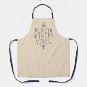 Gezellige Winter Vibes Design Schort (Voorkant)
