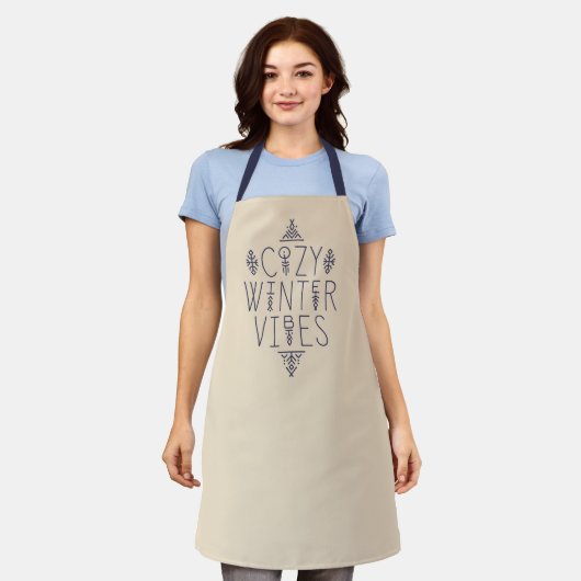 Gezellige Winter Vibes Design Schort (Gedragen)