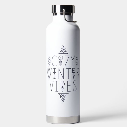 Gezellige Winter Vibes Design Waterfles (Links)