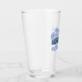 Gezellige Winter Vibes - Snowflake Typografie Glas (Rechts)