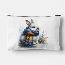 Gezellige winter wenst een grappig speciaal konijn etui