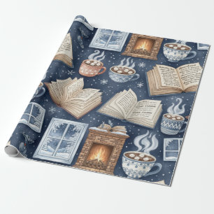 Gezellige winteravonden – warme chocolademelk, boe cadeaupapier