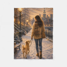 Gezellige winteravondwandeling met mijn beste vrie