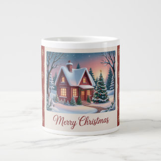 Gezellige winterhut extra grote beker