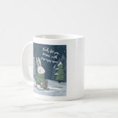 Gezellige winterleesboek koffiemok (Voorkant links)