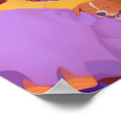 Gezellige winterochtend poster (Hoek)