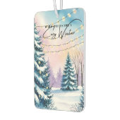 Gezellige winterscène luchtverfrisser (Links)