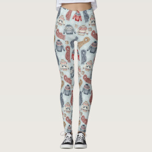 Gezellige wintertrui's en sjaals – Waterverf Leggings