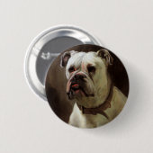  gezelschapsdieren, portret van boxer-puppy Dog Ronde Button 5,7 Cm (Voorkant /achterkant)