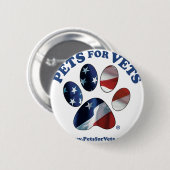 Gezelschapsdieren Ronde Button 5,7 Cm (Voorkant /achterkant)