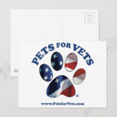 Gezelschapsdieren voor dieren briefkaart (Voorkant / Achterkant)