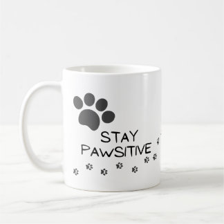 Gezelschapsverlof Pawsitive Paw-afdrukken Koffiemok