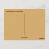 Gezen op de Stanley Falkland Islands Briefkaart (Achterkant)