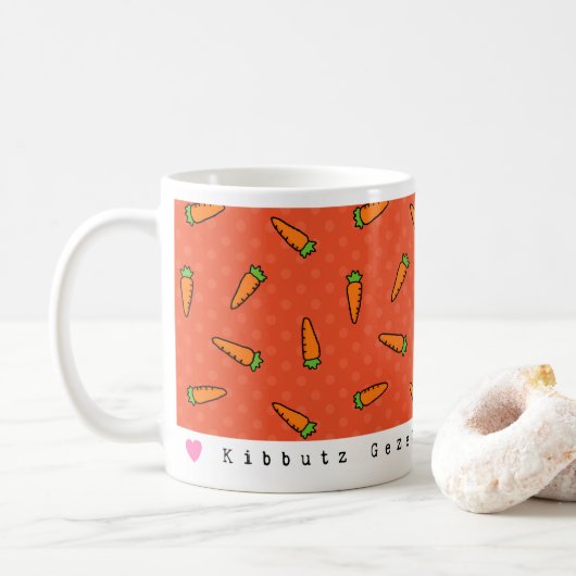 Gezer Carrot Mug (Avec donut)