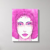 Gezicht 10 canvas afdruk (Voorkant)