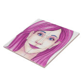 Gezicht 31 tegeltje (Zijkant)