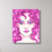 Gezicht 7 canvas afdruk (Voorkant)