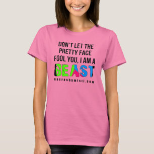 gezicht / Beast Macro's van Misti Ringer T-shirt